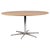 Brown Dining Table in Circular Oak by Piet Hein for Fritz Hansen For Sale - Image 8 of 8