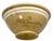 Antique Large Thick & Heavy 15 Inch Size Double Cream Banded Yellow Ware Kitchen Mixing Bowl Circa Mid 1800s For Sale - Image 11 of 18