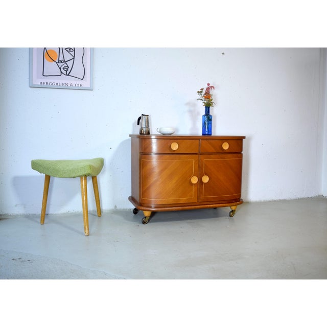 Art Deco Dresser on Wheels, 1930s For Sale - Image 3 of 8