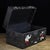 Black Dark Hardwood Storage Chest, Mother of Pearl Shell Inlay Figural Scenes, Decorative Trunk For Sale - Image 8 of 9