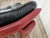 Red and Black Leather Armchair attributed to Nicoletti Salotti, 1980 For Sale - Image 17 of 18