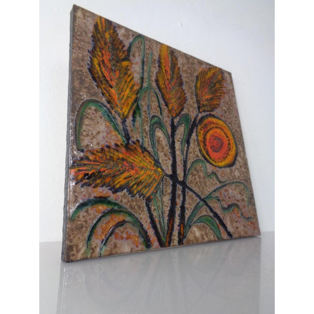 784 Wall Plaque in Ceramic from Ruscha, Germany, 1970s For Sale - Image 4 of 15