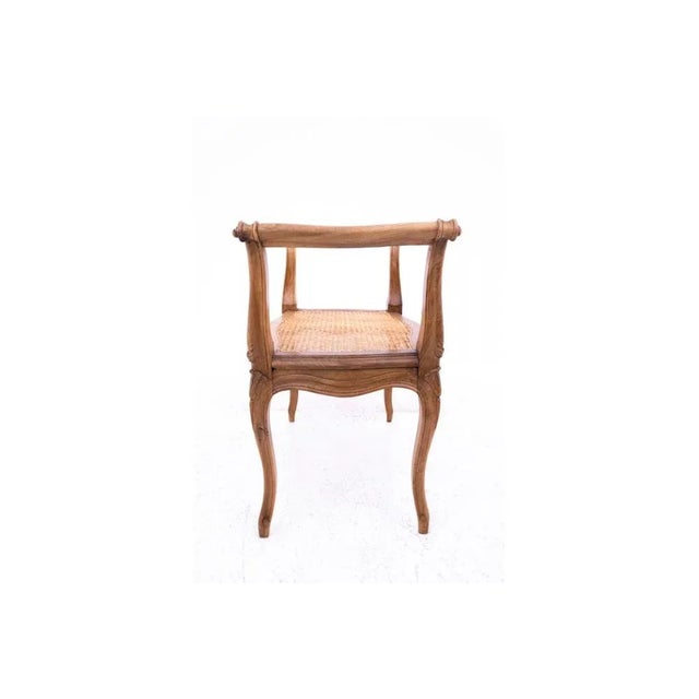 1940s Vintage French Bench, 1940s For Sale - Image 5 of 10