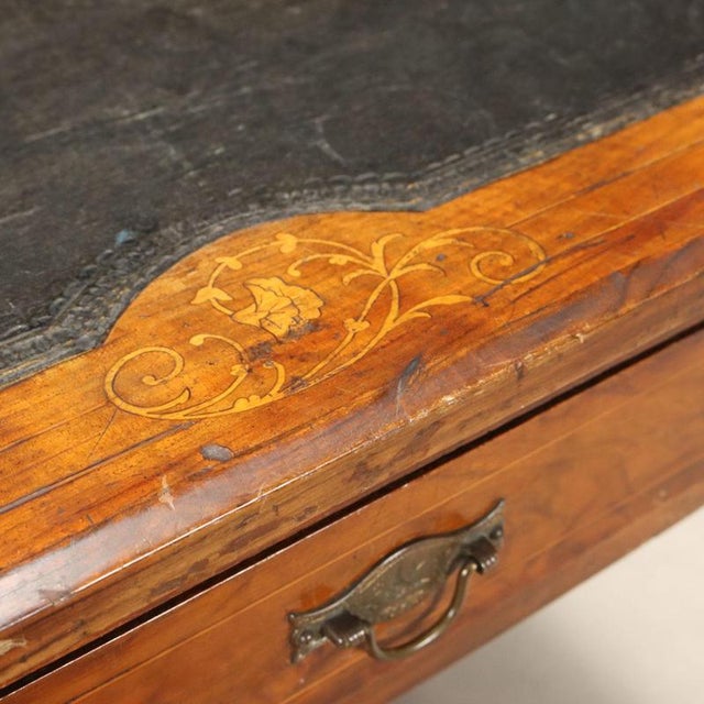 Antique English Art Nouveau Desk, 1900s For Sale - Image 6 of 10