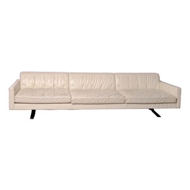 Kennedee Leather Sofa by Jean-Marie Massaud for Poltrona Frau, 1990s For Sale
