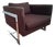 1960s Milo Baughman for Thayer Coggin No. 989 Chrome "T-Back" Lounge Chair For Sale