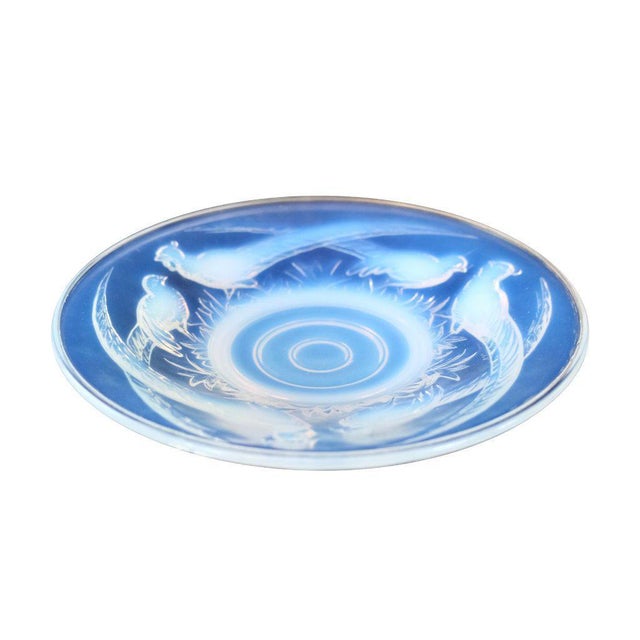 Art Deco Opal Glass Bowl by Verlys, 1920s For Sale - Image 3 of 6