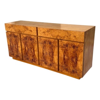 Burl Wood Credenza by Roland Carter for Lane, 1970s For Sale