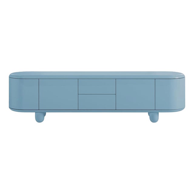 Small Explorer Cabinet in Blue High Gloss Lacquer from Jaime Hayons, 2023 For Sale