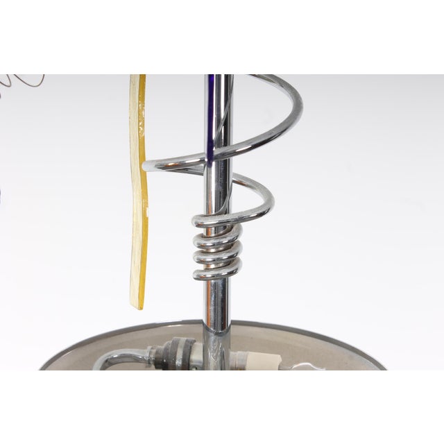 Glass Isis Hanging Lamp by Toni Cordero for Artemide, 1980s For Sale - Image 7 of 14