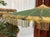 Blue Indonesian Parasol in Wallpaper, Wood and Wool, 1950s For Sale - Image 8 of 18