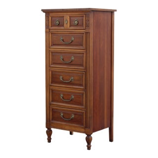 1970s Mid-Century Lingerie Chest of Six Drawers by Dixie For Sale