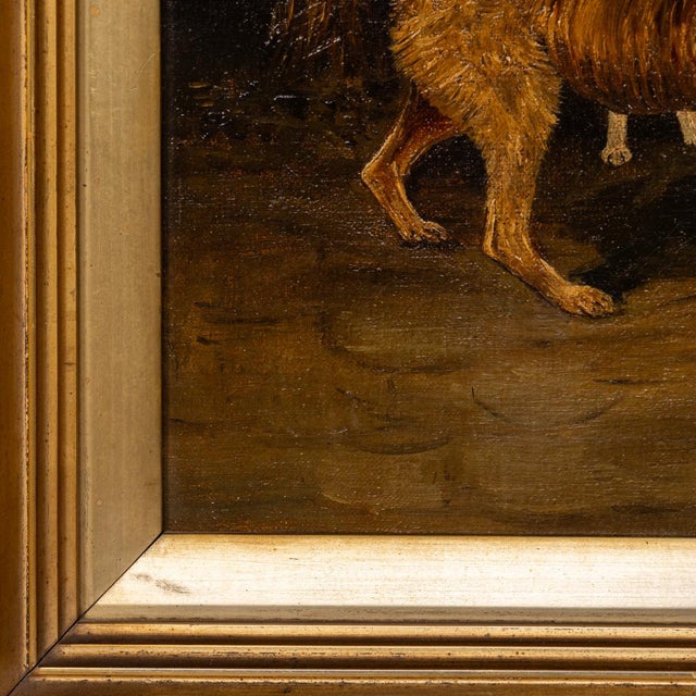English School, Painting of Terrier Dogs, 1917, Oil on Canvas For Sale - Image 10 of 15