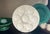 Classic Longchamp solid white oyster plate made in France around the 1960's. Six wells over a basketweave pattern....