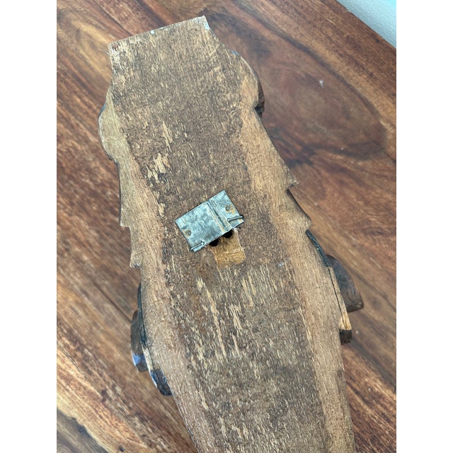 Carved Oak Wood Architectural Fragment For Sale - Image 4 of 4