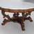 Antique Berkey and Gay School Victorian Carved Mahogany & Rosewood Table C1880 For Sale - Image 4 of 13