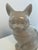 1980s Gray Stoneware Cat Cookie Jar, For Sale - Image 9 of 9