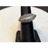 0.8 Carat Black and White Diamond Ring 18 Karat White Gold, Size 7 For Sale - Image 16 of 18