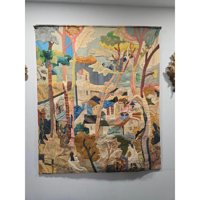Decorative wall tapestry created by the artist Antonio Sereix Codina, internationally recognized for his richly detailed...