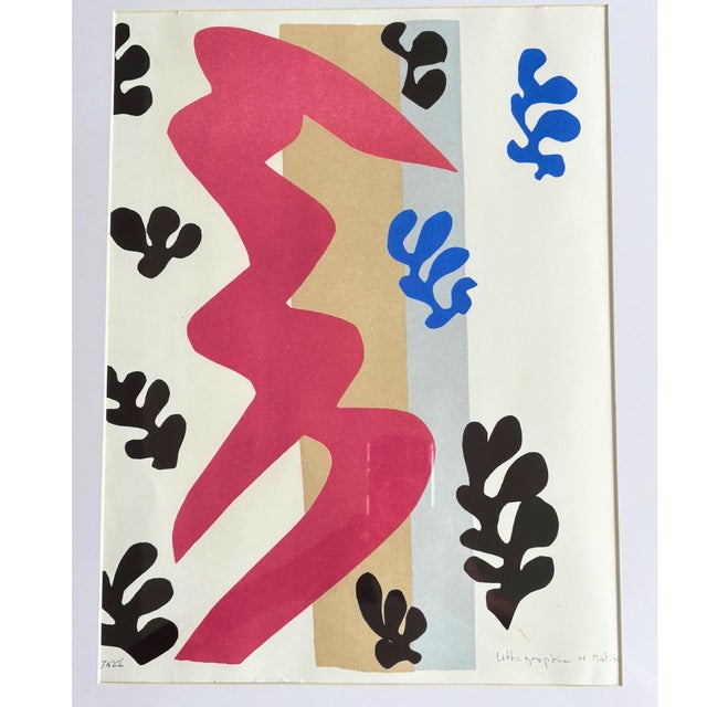 This bold lithograph is after The Knife Thrower, a celebrated image by Henri Matisse from his iconic 1947 artist’s book...