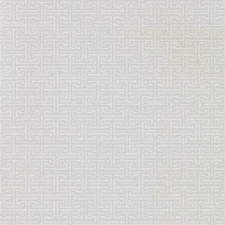 Zoffany Ormonde Key Wallpaper in Silver - a Sample For Sale