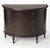 Spritely Home Accent Furniture Bedford Mahogany Demilune Console Table, Dark Brown For Sale - Image 4 of 4