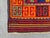 Maimana Kilim Area Rug, Handwoven Wool, 7x10, Indigo & Orange For Sale - Image 4 of 12