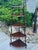 Victorian Early 20th Century, Victorian, Five-Tier, Mahogany, What-Not Display Shelf, Turned Spindle Supports, Stick and Ball Detailing, Corner Etagere For Sale - Image 3 of 10
