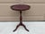 Vintage Georgian Embossed Red Leather Top Mahogany Side Table For Sale - Image 10 of 10