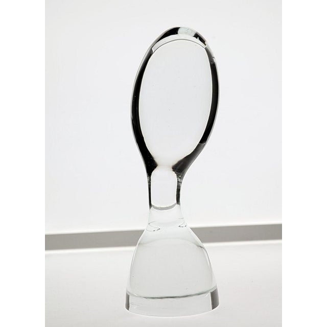 Abstract Bust Sculpture in Transparent Glass by Livio Seguso For Sale - Image 14 of 18