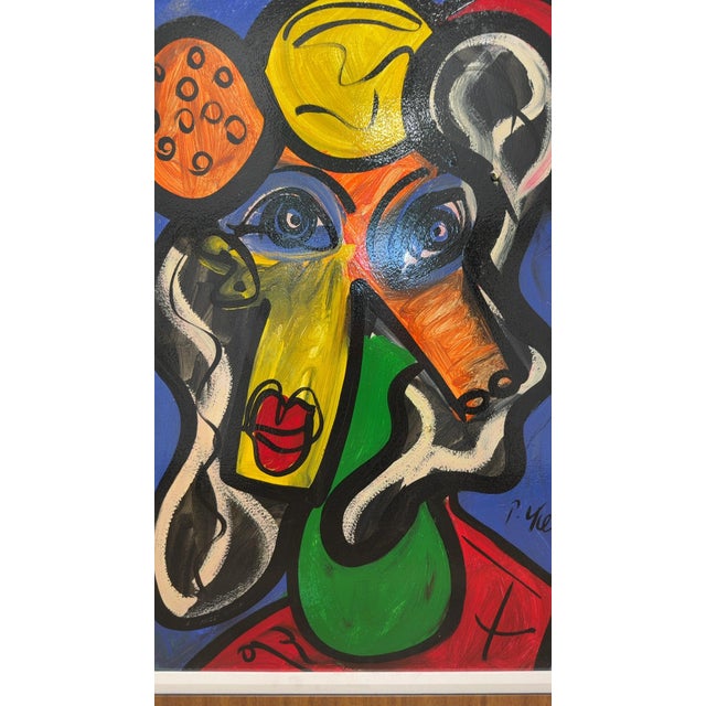 Abstract "In Memory and Time in Paris With Pablo Picasso and My Mentor Miro", Peter Keil, Berlin For Sale - Image 3 of 4