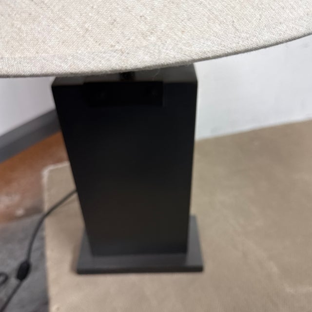 Restoration Hardware Rectangular Column Table Lamp For Sale - Image 11 of 12