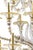 Huge Transparent and Gold Ca’ Rezzonico With Leaves Murano Glass Chandelier For Sale - Image 4 of 7