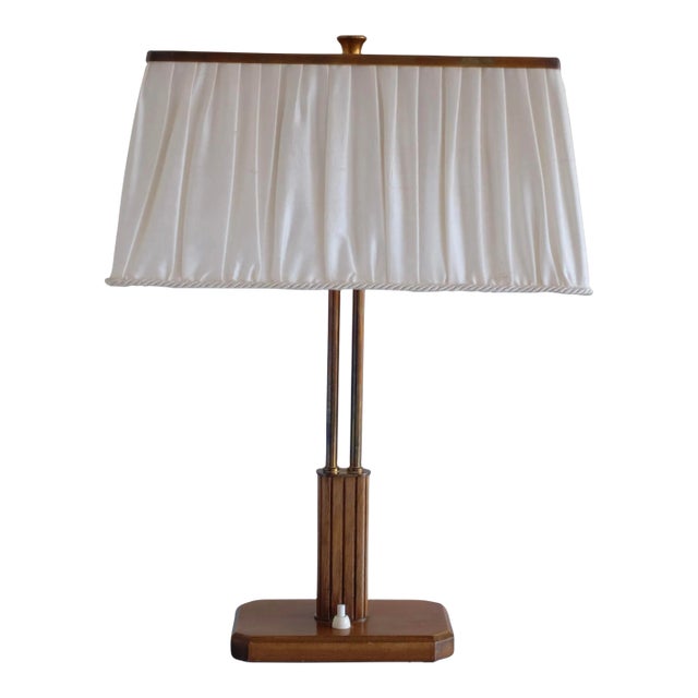 1940s Table Lamp by Böhlmarks, Sweden For Sale