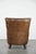 Vintage Brown Cowhide Armchair For Sale - Image 4 of 17