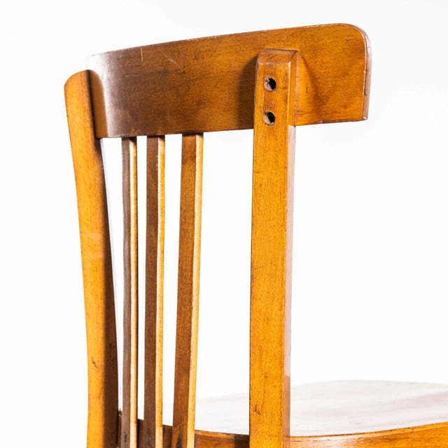 Wood Bentwood Dining Chairs from Baumann, 1950s, Set of 4 For Sale - Image 7 of 10