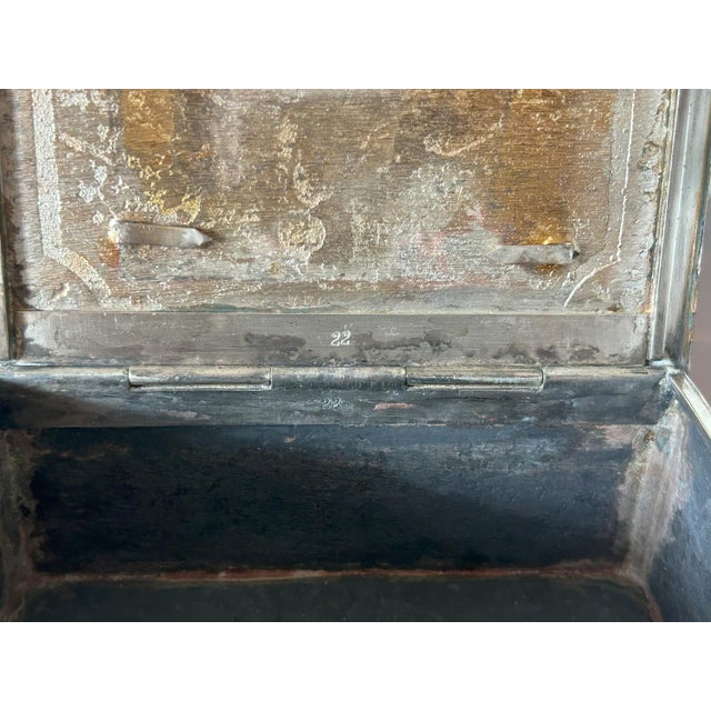 Early 20th Century Silver-Plated Metal Casket from WMF, Germany, 1890s For Sale - Image 17 of 18