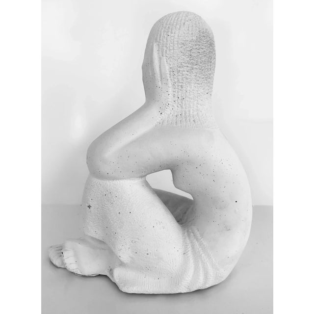 Chuck Dodson Chuck Dodson Florida Artist Seated Nude Sculpture, Circa 1975 For Sale - Image 4 of 10