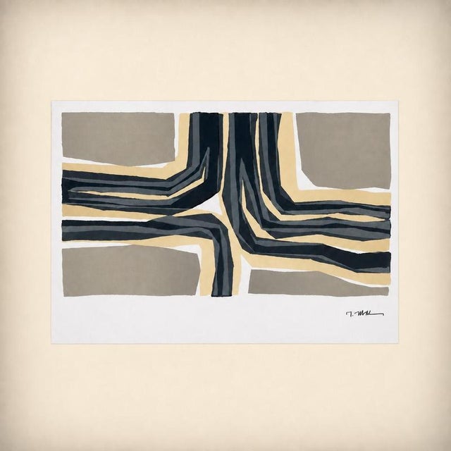 AEG, Raoul Ubac, Slates, Four Directions, 1970s, Lithograph and Paper For Sale - Image 3 of 3