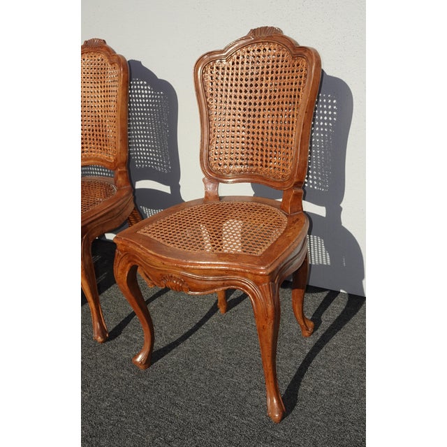 Set of Eight French Country Double Cane Dining Room Chairs Chairish