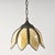 Vintage Tulip Pendant Light Cream Slag Glass 12" For Sale - Image 4 of 14