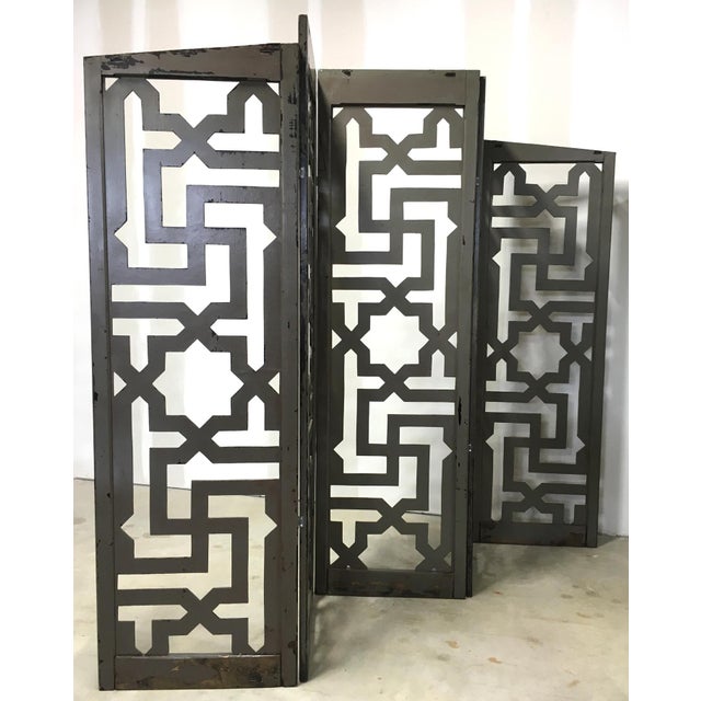 Egyptian FivePanel Folding Room Divider Chairish