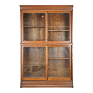 Antique Oak Danner Barrister Bookcase