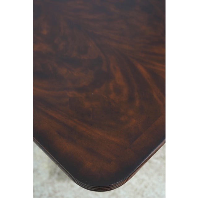 Theodore Alexander Theodore Alexander Double Pedestal Mahogany Dining Table For Sale - Image 4 of 18