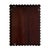 Flora 30 in. W x 40 in. H Rectangular Rattan Scalloped Edge Wall Mirror, Chocolate For Sale In Chicago - Image 6 of 7