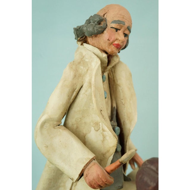 20th Century Terracotta Sculpture of Pediatrician Doctor by Leonardo Bonaccorso, Italy For Sale - Image 12 of 18