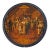 Antique Continental Papier-Mâché Lacquer Box, Regency Ballroom Scene, Attributed to Stobwasser, 18th C For Sale