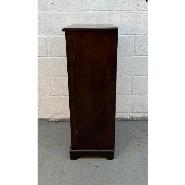 Wood 1990s Unique Tall Jewelry Armoire For Sale - Image 7 of 10