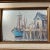 1970s 1970’s Original Impressionist Fishing Village Small Seascape Painting Original Frame Signed For Sale - Image 5 of 6