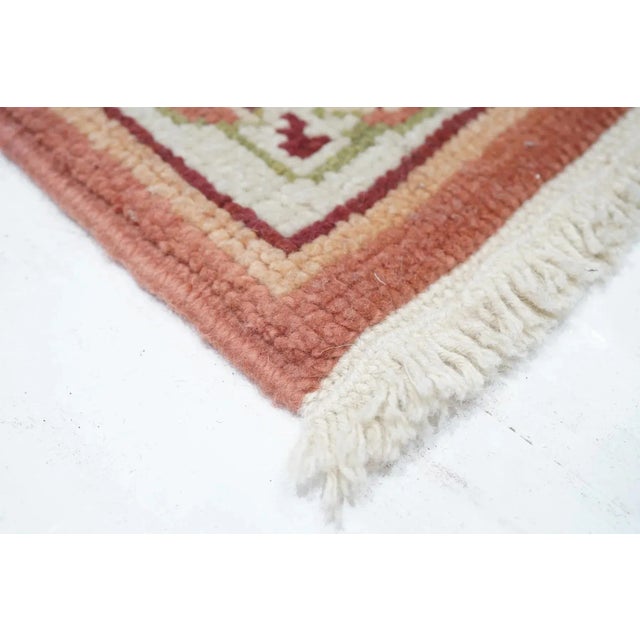 Traditional Oushak Rug 4'1'' X 6'1'' For Sale - Image 3 of 9